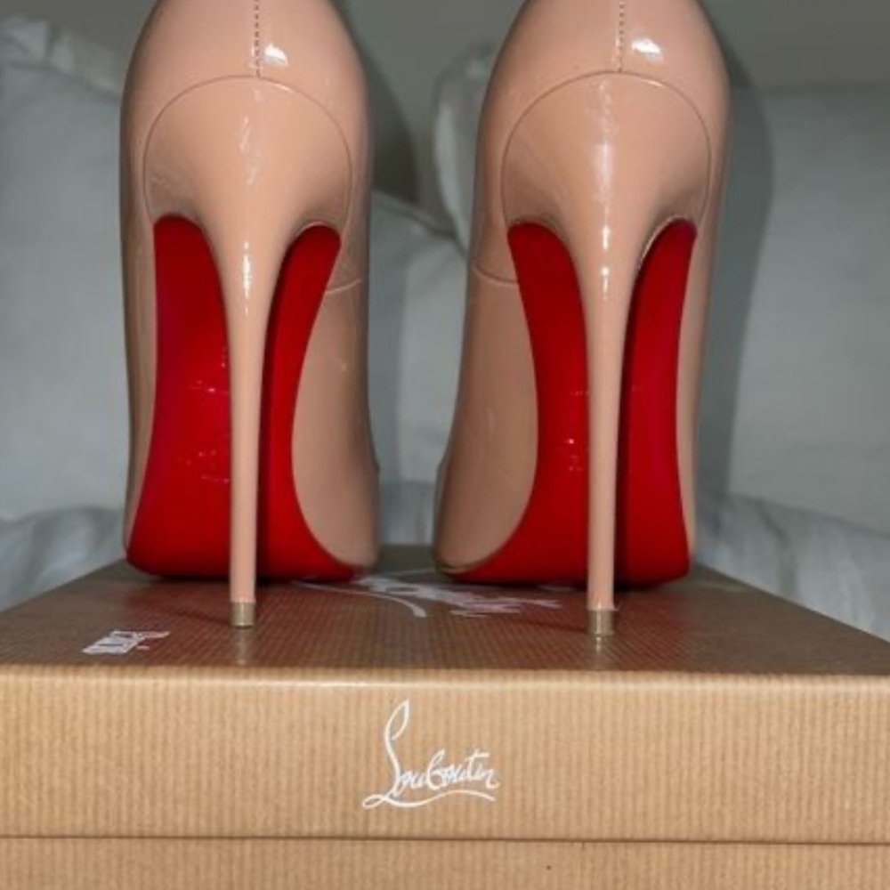 Christian Louboutin So Kate 120 Patent in Nude